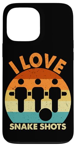 Ich liebe Snake Shots Hülle für iPhone 13 Pro Max von Table Player Funny Foosball Sayings