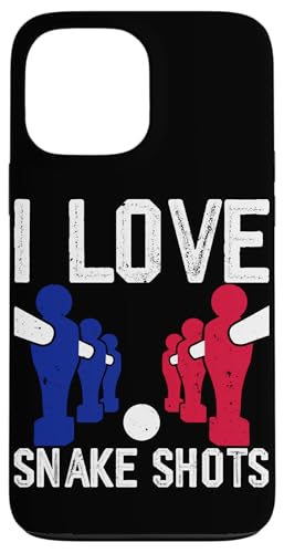Ich liebe Snake Shots Hülle für iPhone 13 Pro Max von Table Player Funny Foosball Sayings