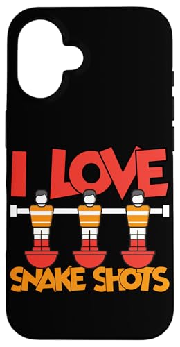 Ich liebe Snake Shots Hülle für iPhone 16 Ich liebe Snake Shots Hülle für iPhone 16 von Table Player Funny Foosball Sayings