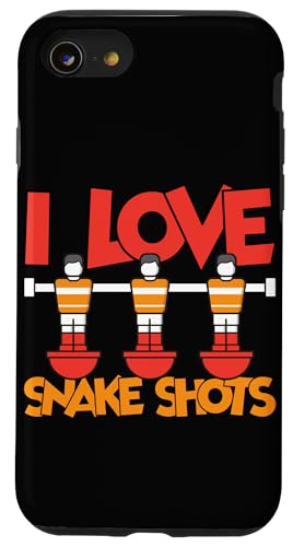 Ich liebe Snake Shots Hülle für iPhone SE (2020) / 7 / 8 von Table Player Funny Foosball Sayings