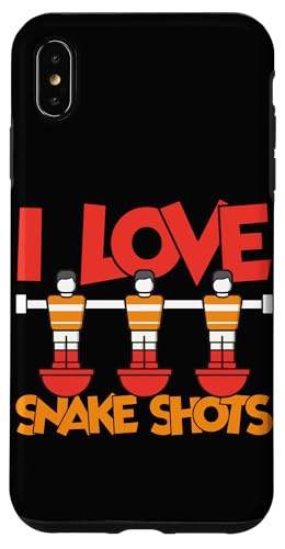 Ich liebe Snake Shots Hülle für iPhone XS Max Ich liebe Snake Shots Hülle für iPhone XS Max von Table Player Funny Foosball Sayings