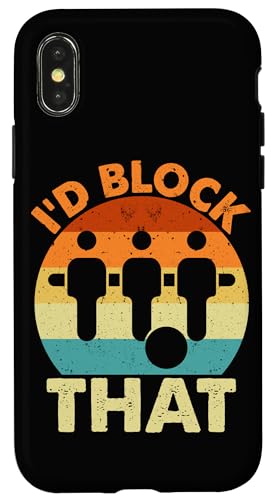Ich würde das blockieren Hülle für iPhone X/XS Ich würde das blockieren Hülle für iPhone X/XS von Table Player Funny Foosball Sayings