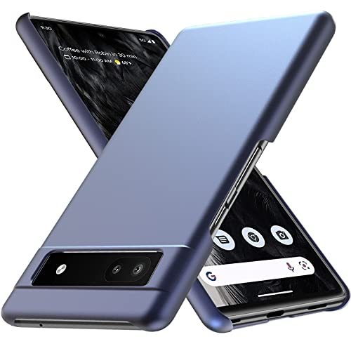 Tacilin Hülle für Google Pixel 7A Schutzhülle, Slim Ultra Dünn Outdoor Handyhülle,Matt PC Stoßfeste Kratzfeste Schutzhülle Case Cover (Blau) von Tacilin