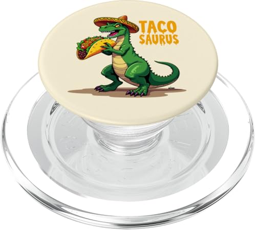 Cinco de Mayo Fiesta T-Rex Sombrero Tacosaurus Dinosaurier Taco PopSockets PopGrip für MagSafe Cinco de Mayo Fiesta T-Rex Sombrero Tacosaurus Dinosaurier Taco PopSockets PopGrip für MagSafe von Tacosaurus T-Rex Sombrero Taco Cinco de Mayo tees