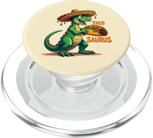 Cinco de Mayo Fiesta T-Rex Sombrero Tacosaurus Dinosaurier Taco PopSockets PopGrip für MagSafe Cinco de Mayo Fiesta T-Rex Sombrero Tacosaurus Dinosaurier Taco PopSockets PopGrip für MagSafe von Tacosaurus T-Rex Sombrero Taco Cinco de Mayo tees