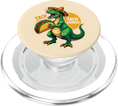 Cinco de Mayo Fiesta T-Rex Sombrero Tacosaurus Dinosaurier Taco PopSockets PopGrip für MagSafe Cinco de Mayo Fiesta T-Rex Sombrero Tacosaurus Dinosaurier Taco PopSockets PopGrip für MagSafe von Tacosaurus T-Rex Sombrero Taco Cinco de Mayo tees