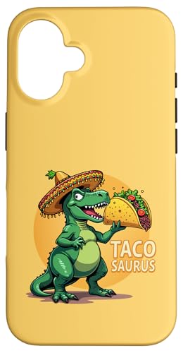 Tacosaurus Cinco de Mayo Fiesta T-Rex Sombrero Taco Lovers Hülle für iPhone 16 von Tacosaurus T-Rex Sombrero Taco Cinco de Mayo tees