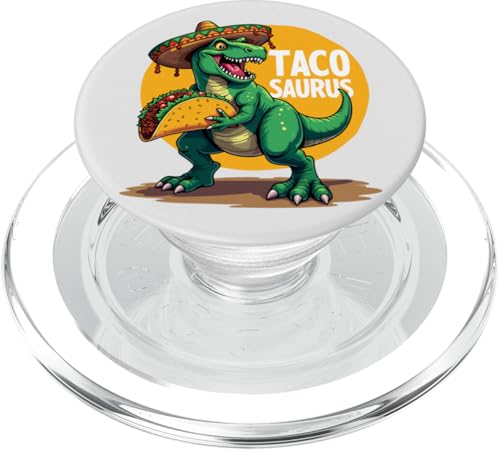 Tacosaurus Cinco de Mayo Fiesta T-Rex Sombrero Taco Lovers PopSockets PopGrip für MagSafe von Tacosaurus T-Rex Sombrero Taco Cinco de Mayo tees