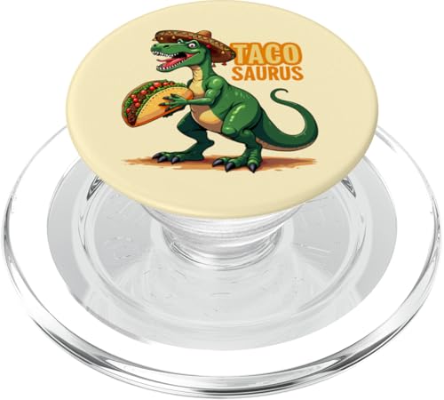 Tacosaurus Cinco de Mayo T-Rex Sombrero Lustige Taco-Liebhaber PopSockets PopGrip für MagSafe von Tacosaurus T-Rex Sombrero Taco Cinco de Mayo tees