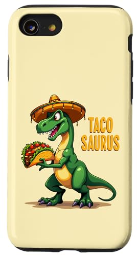Tacosaurus T-Rex Sombrero Cinco de Mayo Mexikanische Taco-Liebhaber Hülle für iPhone SE (2020) / 7 / 8 von Tacosaurus T-Rex Sombrero Taco Cinco de Mayo tees