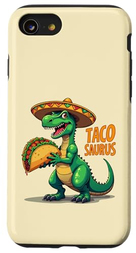 Tacosaurus T-Rex Sombrero Cinco de Mayo Mexikanische Taco-Liebhaber Hülle für iPhone SE (2020) / 7 / 8 von Tacosaurus T-Rex Sombrero Taco Cinco de Mayo tees