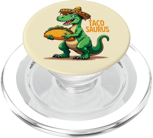 Tacosaurus T-Rex Sombrero Cinco de Mayo Mexikanische Taco-Liebhaber PopSockets PopGrip für MagSafe von Tacosaurus T-Rex Sombrero Taco Cinco de Mayo tees