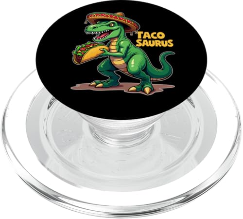 Tacosaurus TRex Sombrero Cinco de Mayo Mexikanische Taco-Liebhaber PopSockets PopGrip für MagSafe Tacosaurus TRex Sombrero Cinco de Mayo Mexikanische Taco-Liebhaber PopSockets PopGrip für MagSafe von Tacosaurus T-Rex Sombrero Taco Cinco de Mayo tees
