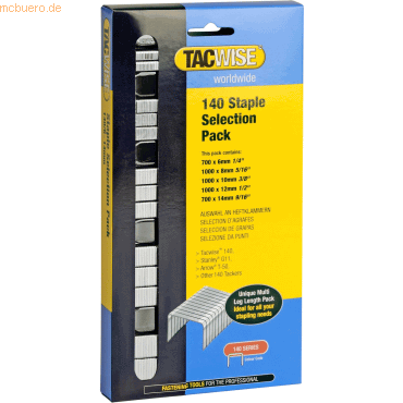 Tacwise Heftklammern Multipack 140 verzinkt 140/6, 140/8, 140/10, 140/ Tacwise Heftklammern Multipack 140 verzinkt 140/6, 140/8, 140/10, 140/ von Tacwise
