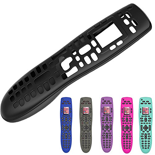 Schutzhülle für Logitech Harmony 650 / 665 / 700 Fernbedienung, Silikon, stoßfest und tropfensicher, Schwarz, schwarz Schutzhülle für Logitech Harmony 650 / 665 / 700 Fernbedienung, Silikon, stoßfest und tropfensicher, Schwarz, schwarz von Tading