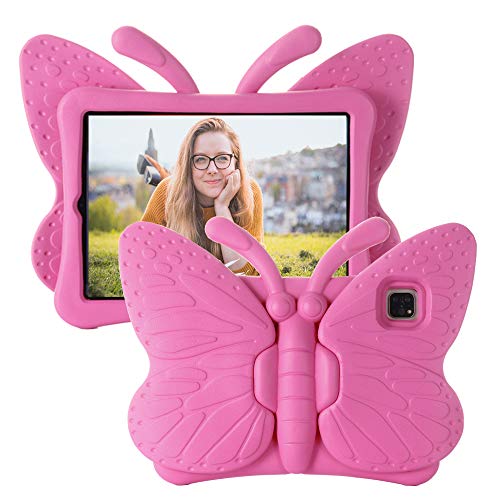 Tading Butterfly Kids iPad Hülle für iPad Pro 11 Zoll (2022/2021/2020, 4th/3rd/2nd Generation), iPad Air 5th/4th Gen Hülle 10.9 Zoll 2022 2020, stoßfester Eva-Schaum-Ständer, niedliche Hülle für von Tading