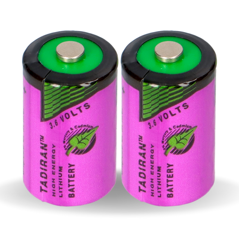 2x Tadiran Lithium 3,6V Batterie SL 750/S 1/2AA - Zelle 14250 von Tadiran