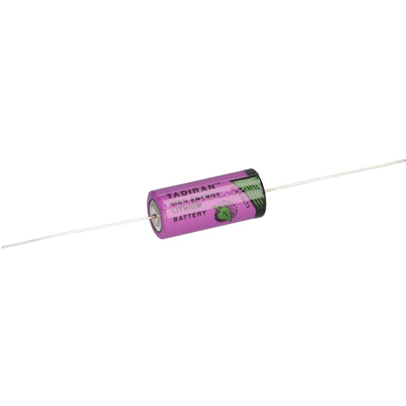 Tadiran Lithium 3,6V Batterie SL 761/P mit Axialdraht von Tadiran