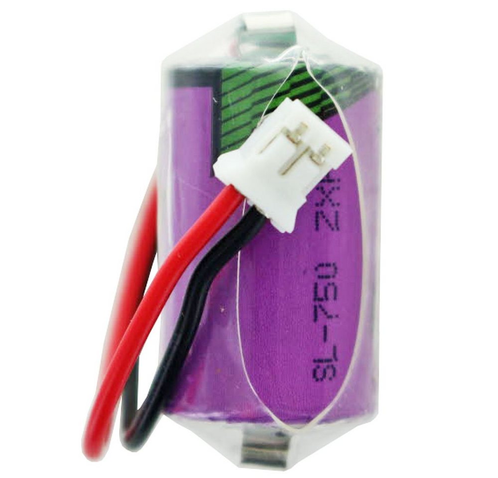 Tadiran Sonnenschein Inorganic Lithium Battery SL-750/T mit Kabel und JST Ste Batterie, (3,6 V) von Tadiran