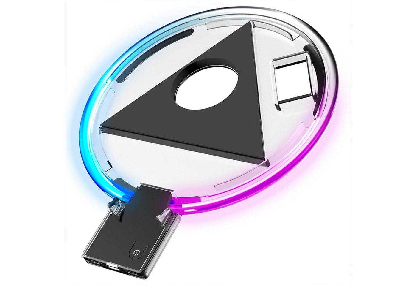 Tadow Ladestation für PS5-Konsole, Konsolenständer RGB-Ladeschale PlayStation 5-Controller von Tadow
