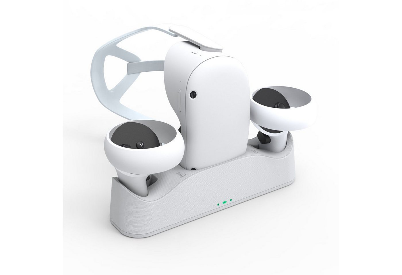 Tadow Oculus Quest 2 VR-Brille Ladestation,Gamepad-Ladestation,Magnetische Ladeschale von Tadow