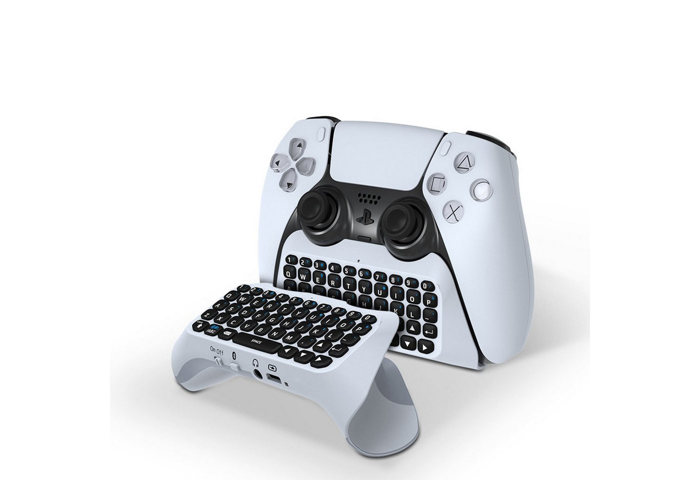 Tadow Wireless Controller Tastatur für PS5,Bluetooth-Tastatur,PS5-Zubehör PlayStation 5-Controller (für PS5-Sprachchat,Informationen senden) von Tadow