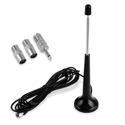 Radio Rod DAB+ Antenne, FM Radio Antenne Stabantenne, für den Empfang von DAB+ und FM/UKW, mit Magnetfuß und 3 m Verlängerungskabel, für Stereo Radioempfang Radio Rod DAB+ Antenne, FM Radio Antenne Stabantenne, für den Empfang von DAB+ und FM/UKW, mit Magnetfuß und 3 m Verlängerungskabel, für Stereo Radioempfang von Taekooki