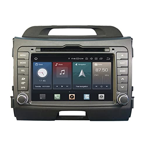 Kompatibel mit: Kia Sportage III 8" Touchscreen Android Autoradio DVD GPS Navigation CarPlay AndroidAuto von Taffio