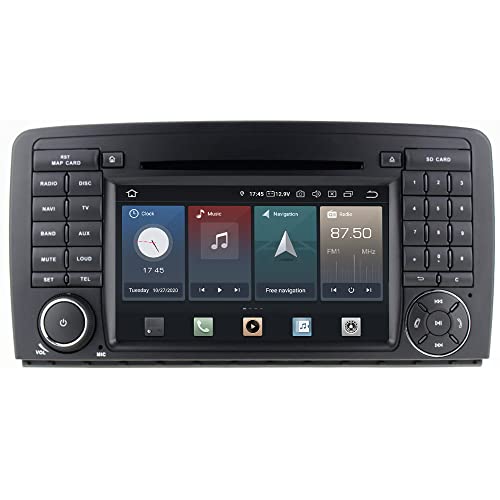 Kompatibel mit: Mercedes R-Klasse W251 7" Touchscreen Android Autoradio GPS Navigation CarPlay von Taffio
