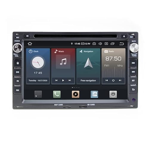 Kompatibel mit: Peugeot 207 307 7" Touchscreen Android Autoradio DVD GPS Navigation Carplay von Taffio