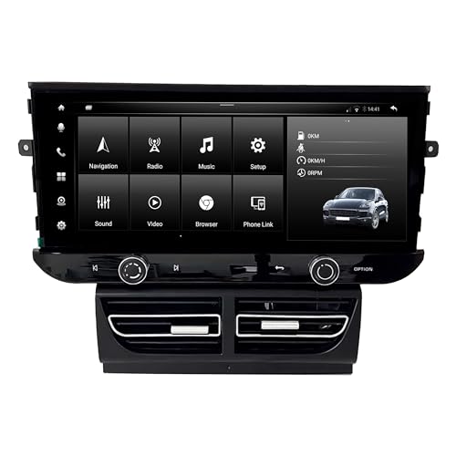 Kompatibel mit: Porsche Macan PCM 3.1 Bose 12.3" Touch Android Autoradio Navi GPS CarPlay von Taffio
