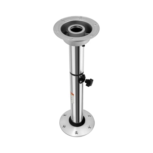 Verstellbare Tischsockel, Abnehmbare Verbesserter Bootstischsockel, Aluminiumlegierung Wohnmobil Tischsockel, Höhenverstellbar 56.5-72 cm Standbein für Wohnmobil, Boot, Marine, Yacht Verstellbare Tischsockel, Abnehmbare Verbesserter Bootstischsockel, Aluminiumlegierung Wohnmobil Tischsockel, Höhenverstellbar 56.5-72 cm Standbein für Wohnmobil, Boot, Marine, Yacht von Tagowao