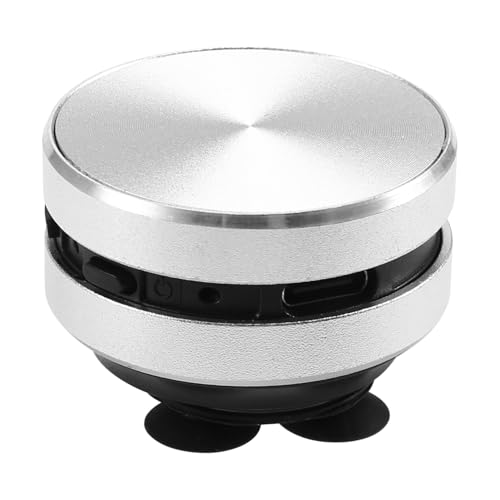 Tagtight Tragbarer, kompatibler Knochenleitungs-Lautsprecher, Stereo-Sound, Bluetooth-Lautsprecher, einfach zu bedienen (Silber) von Tagtight