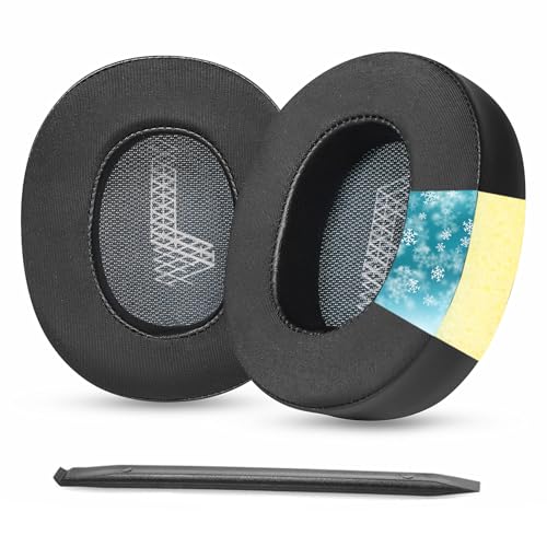 TaiZiChangQin Ersatz-Ohrpolster für Kühlgel-Ohrpolster, kompatibel mit JBL Live 650 BTNC Live 660 BTNC / E65 E65BTNC / Duet NC Kopfhörer, Eisseidenstoff, geräuschisolierender Schaumstoff TaiZiChangQin Ersatz-Ohrpolster für Kühlgel-Ohrpolster, kompatibel mit JBL Live 650 BTNC Live 660 BTNC / E65 E65BTNC / Duet NC Kopfhörer, Eisseidenstoff, geräuschisolierender Schaumstoff von TaiZiChangQin