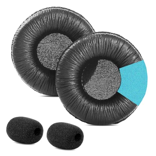 TaiZiChangQin Ohrpolster Kissen Ohrpolster Mikrofon Schaumstoff Kit Ersatz Kompatibel mit Sennheiser PC8 PC 8 USB On-Ear Kopfhörer von TaiZiChangQin