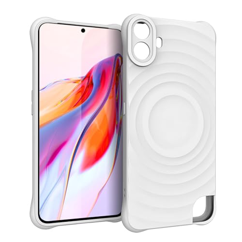 TailTech Hülle für CMF Phone 1, Stoßfeste Matte TPU Handyhülle, Wassertropfen Konzentrische Rippel Weiß TailTech Hülle für CMF Phone 1, Stoßfeste Matte TPU Handyhülle, Wassertropfen Konzentrische Rippel Weiß von TailTech