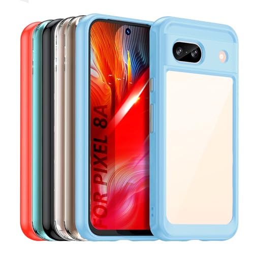 TailTech Hülle für Google Pixel 8A Hülle, Transparente Acrylhülle Kompatibel mit Google Pixel 8A Handyhülle, Blau TailTech Hülle für Google Pixel 8A Hülle, Transparente Acrylhülle Kompatibel mit Google Pixel 8A Handyhülle, Blau von TailTech