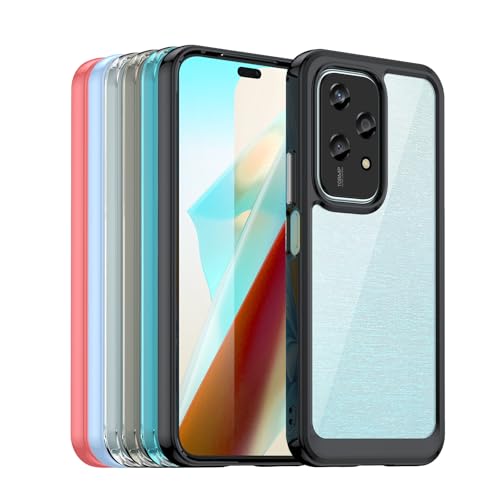 TailTech Hülle für Honor 200 Lite Hülle, Transparente Acrylhülle Kompatibel mit Honor 200 Lite Handyhülle, Schwarz TailTech Hülle für Honor 200 Lite Hülle, Transparente Acrylhülle Kompatibel mit Honor 200 Lite Handyhülle, Schwarz von TailTech