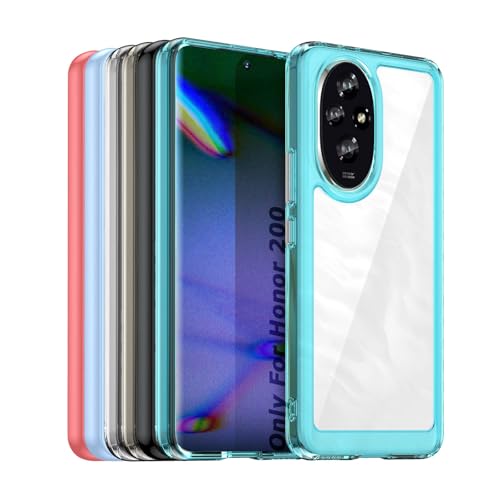 TailTech Hülle für Honor 200 Hülle, Transparente Acrylhülle Kompatibel mit Honor 200 Handyhülle, Türkis TailTech Hülle für Honor 200 Hülle, Transparente Acrylhülle Kompatibel mit Honor 200 Handyhülle, Türkis von TailTech