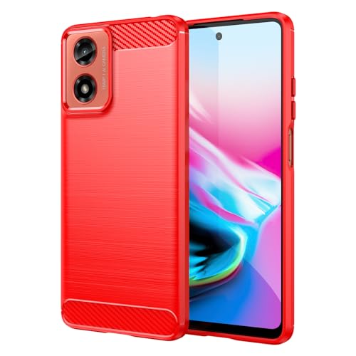 TailTech Hülle für Moto E14/G04/G04S/G24 Hülle, Weiche TPU Handyhülle mit Stoßfestem Schutz, Kompatibel mit Motorola E14/G04/G04S/G24 Schutzhülle, Rot TailTech Hülle für Moto E14/G04/G04S/G24 Hülle, Weiche TPU Handyhülle mit Stoßfestem Schutz, Kompatibel mit Motorola E14/G04/G04S/G24 Schutzhülle, Rot von TailTech