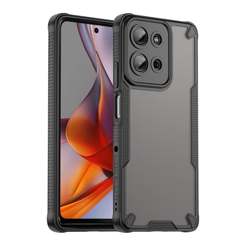 TailTech Hülle für Moto G75 5G, halbtransparenter gefroster PC-Rücken und TPU-Rahmen, Handyhülle für Motorola G75 5G, Schwarz TailTech Hülle für Moto G75 5G, halbtransparenter gefroster PC-Rücken und TPU-Rahmen, Handyhülle für Motorola G75 5G, Schwarz von TailTech