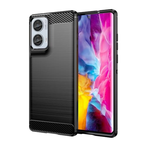 TailTech Hülle für Motorola Edge 50 Fusion Hülle, Weiche TPU Handyhülle mit Stoßfestem Schutz, Kompatibel mit Moto Edge 50 Fusion Schutzhülle, Schwarz TailTech Hülle für Motorola Edge 50 Fusion Hülle, Weiche TPU Handyhülle mit Stoßfestem Schutz, Kompatibel mit Moto Edge 50 Fusion Schutzhülle, Schwarz von TailTech