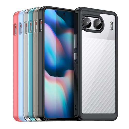 TailTech Hülle für OnePlus Nord 4 Hülle, Transparente Acrylhülle Kompatibel mit OnePlus Nord 4 Handyhülle, Schwarz TailTech Hülle für OnePlus Nord 4 Hülle, Transparente Acrylhülle Kompatibel mit OnePlus Nord 4 Handyhülle, Schwarz von TailTech