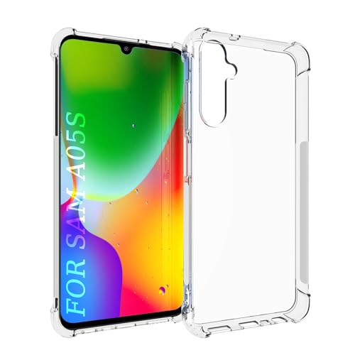 TailTech Hülle für Samsung Galaxy A05S Hülle Samsung Galaxy A05S Schutzhülle - Transparente TPU Stoßstangenhülle, Handyhülle Kompatibel mit Samsung A05S Hülle TailTech Hülle für Samsung Galaxy A05S Hülle Samsung Galaxy A05S Schutzhülle - Transparente TPU Stoßstangenhülle, Handyhülle Kompatibel mit Samsung A05S Hülle von TailTech