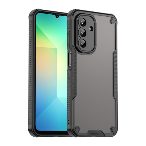 TailTech Hülle für Samsung Galaxy A26 5G, halbtransparenter gefroster PC-Rücken und TPU-Rahmen, Handyhülle für Samsung A26 5G, Schwarz TailTech Hülle für Samsung Galaxy A26 5G, halbtransparenter gefroster PC-Rücken und TPU-Rahmen, Handyhülle für Samsung A26 5G, Schwarz von TailTech