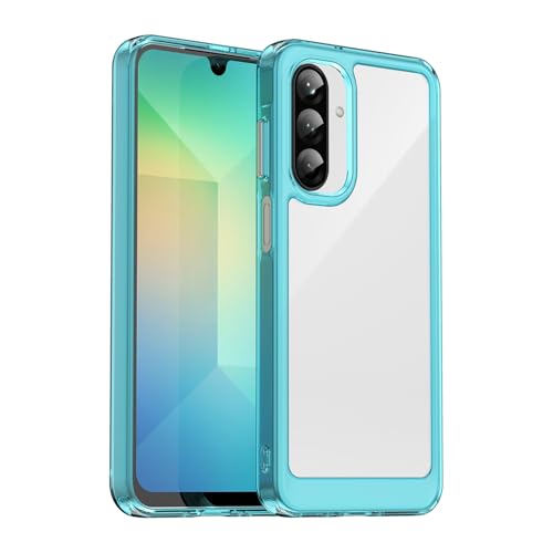 TailTech Hülle für Samsung Galaxy A26 5G - Kristallklare Acryl-Rückseite mit Farbiger TPU-Rahmen, Stoßfestes Kratzfestes Handy Case - Türkis TailTech Hülle für Samsung Galaxy A26 5G - Kristallklare Acryl-Rückseite mit Farbiger TPU-Rahmen, Stoßfestes Kratzfestes Handy Case - Türkis von TailTech