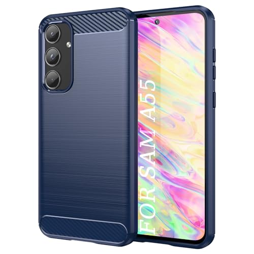 TailTech Hülle für Samsung Galaxy A55 Hülle, Weiche TPU Handyhülle mit Stoßfestem Schutz, Kompatibel mit Samsung Galaxy A55 Schutzhülle, Blau TailTech Hülle für Samsung Galaxy A55 Hülle, Weiche TPU Handyhülle mit Stoßfestem Schutz, Kompatibel mit Samsung Galaxy A55 Schutzhülle, Blau von TailTech
