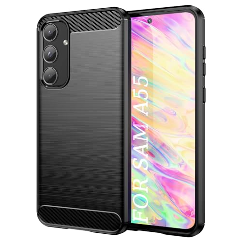 TailTech Hülle für Samsung Galaxy A55 Hülle, Weiche TPU Handyhülle mit Stoßfestem Schutz, Kompatibel mit Samsung Galaxy A55 Schutzhülle, Schwarz TailTech Hülle für Samsung Galaxy A55 Hülle, Weiche TPU Handyhülle mit Stoßfestem Schutz, Kompatibel mit Samsung Galaxy A55 Schutzhülle, Schwarz von TailTech