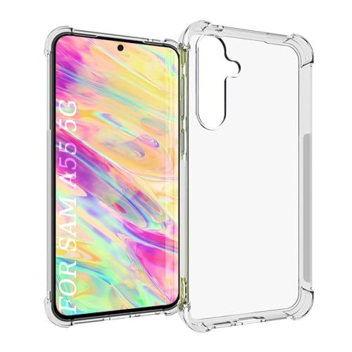 TailTech Hülle für Samsung Galaxy A55 Hülle Samsung Galaxy A55 Schutzhülle - Transparente TPU Stoßstangenhülle, Handyhülle Kompatibel mit Samsung A55 Hülle TailTech Hülle für Samsung Galaxy A55 Hülle Samsung Galaxy A55 Schutzhülle - Transparente TPU Stoßstangenhülle, Handyhülle Kompatibel mit Samsung A55 Hülle von TailTech