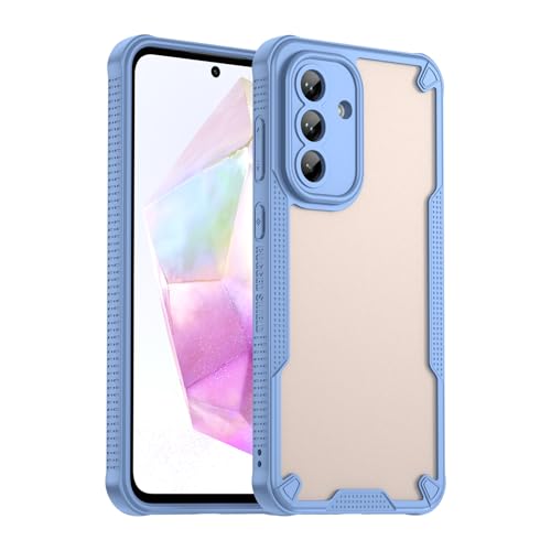 TailTech Hülle für Samsung Galaxy A56 5G, halbtransparenter gefroster PC-Rücken und TPU-Rahmen, Handyhülle für Samsung A56 5G, Blau TailTech Hülle für Samsung Galaxy A56 5G, halbtransparenter gefroster PC-Rücken und TPU-Rahmen, Handyhülle für Samsung A56 5G, Blau von TailTech